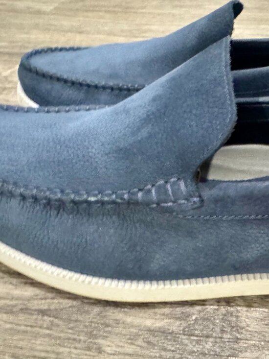 Cole Haan Navy Suede Driver Loafers Slip-On Shoes Men’s 10.5 M main image 4